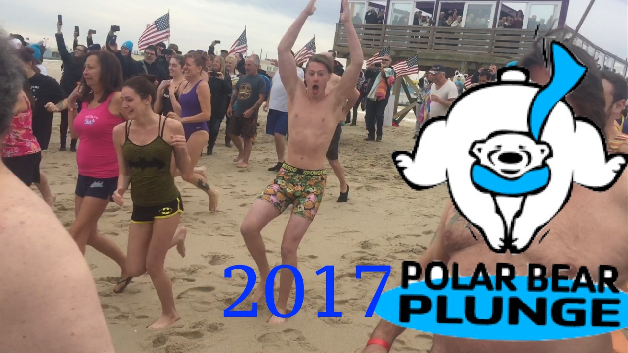 JAY EVANS 2017 POLAR BEAR PLUNGE 40 DEGREE WATER!!!