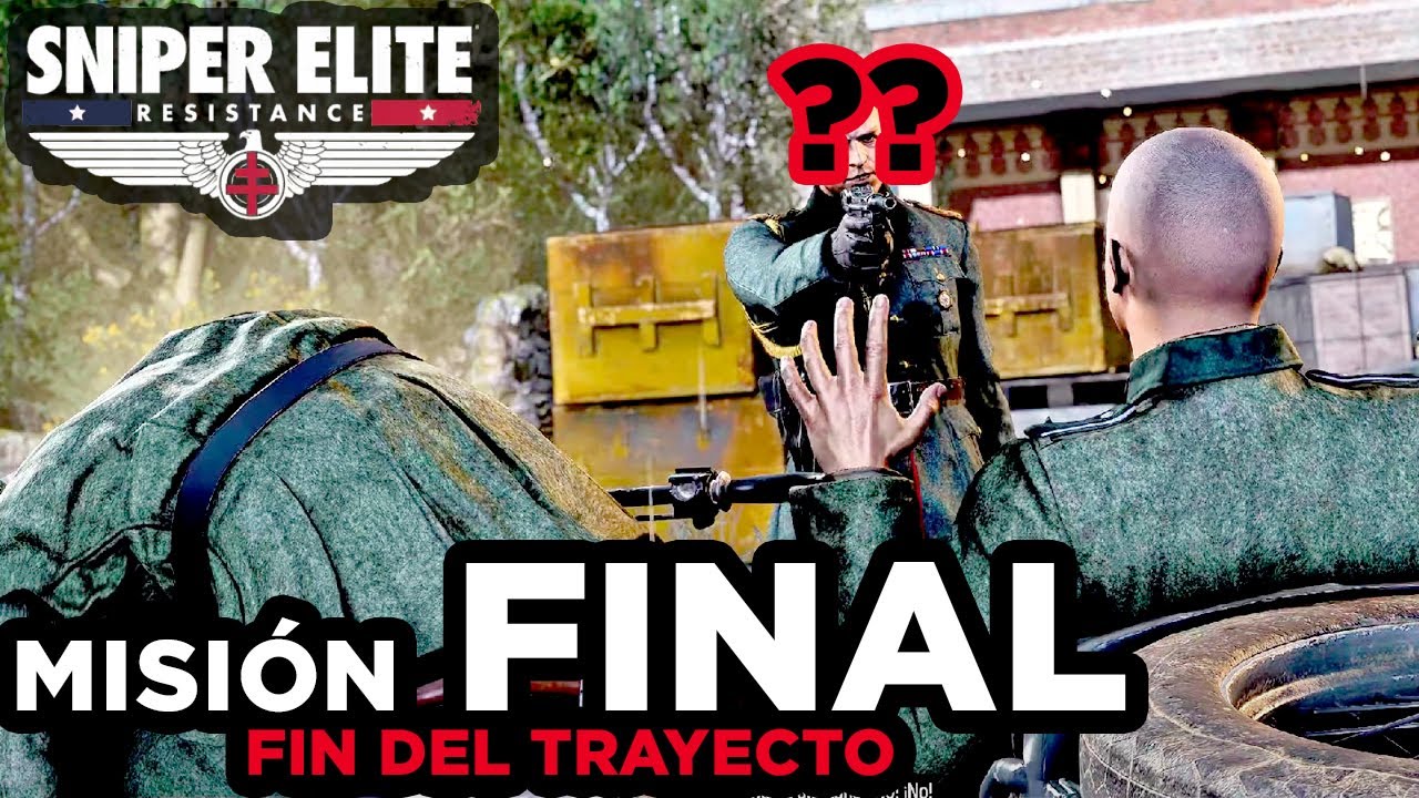 MISIÓN FINAL COMPLETA! 🎮 Fin del trayecto  - Sniper Elite: Resistance | XBOX Series X