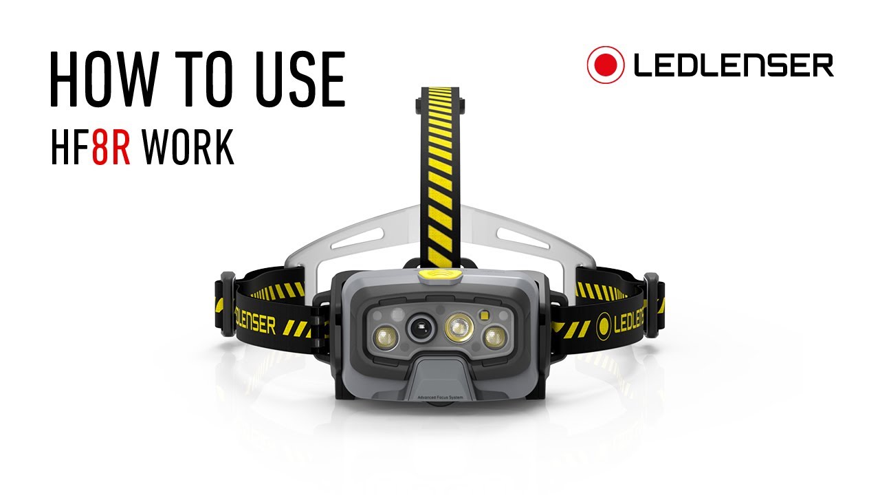 HOW TO USE Ledlenser HF8R Work | Deutsch