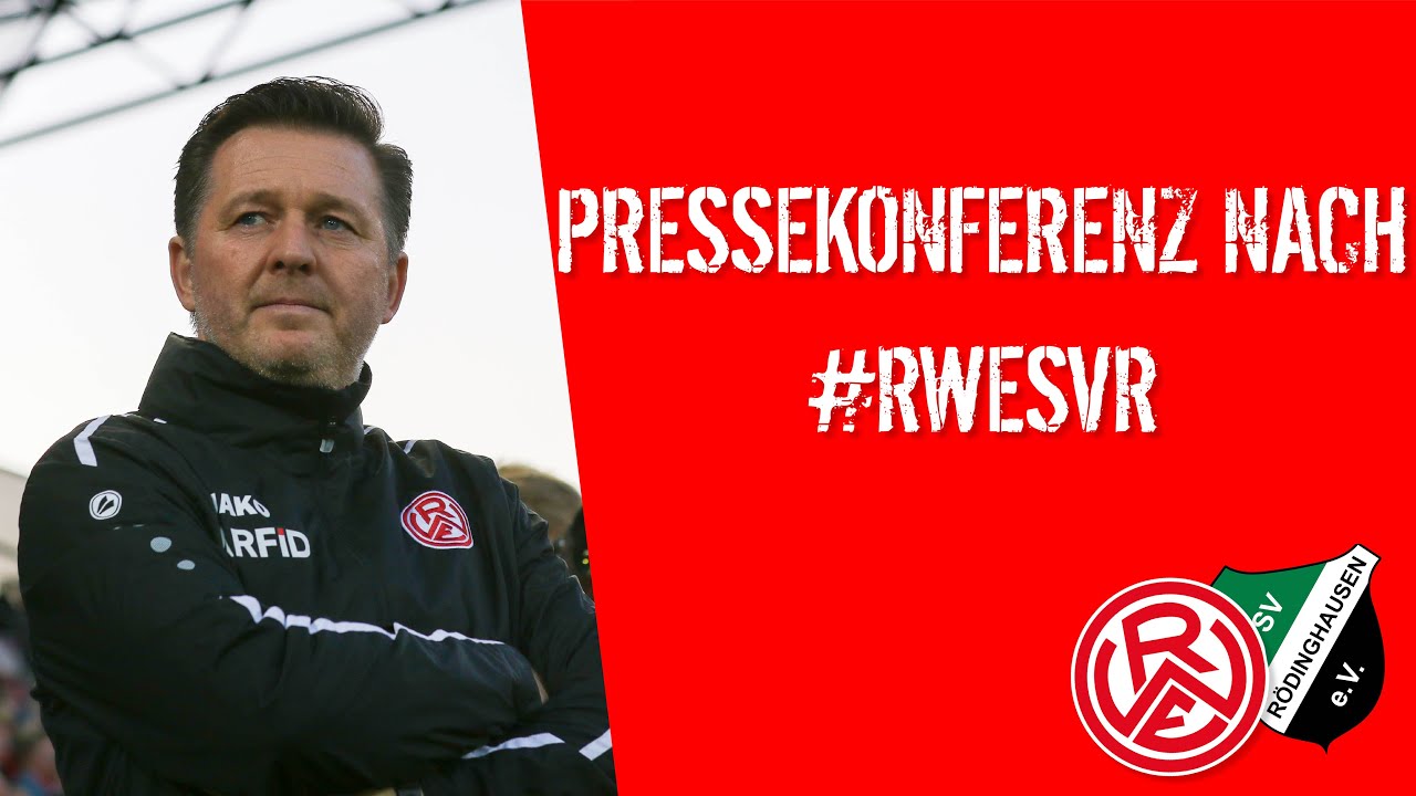 Die Pressekonferenz nach dem Heimspiel gegen den SV Rödinghausen