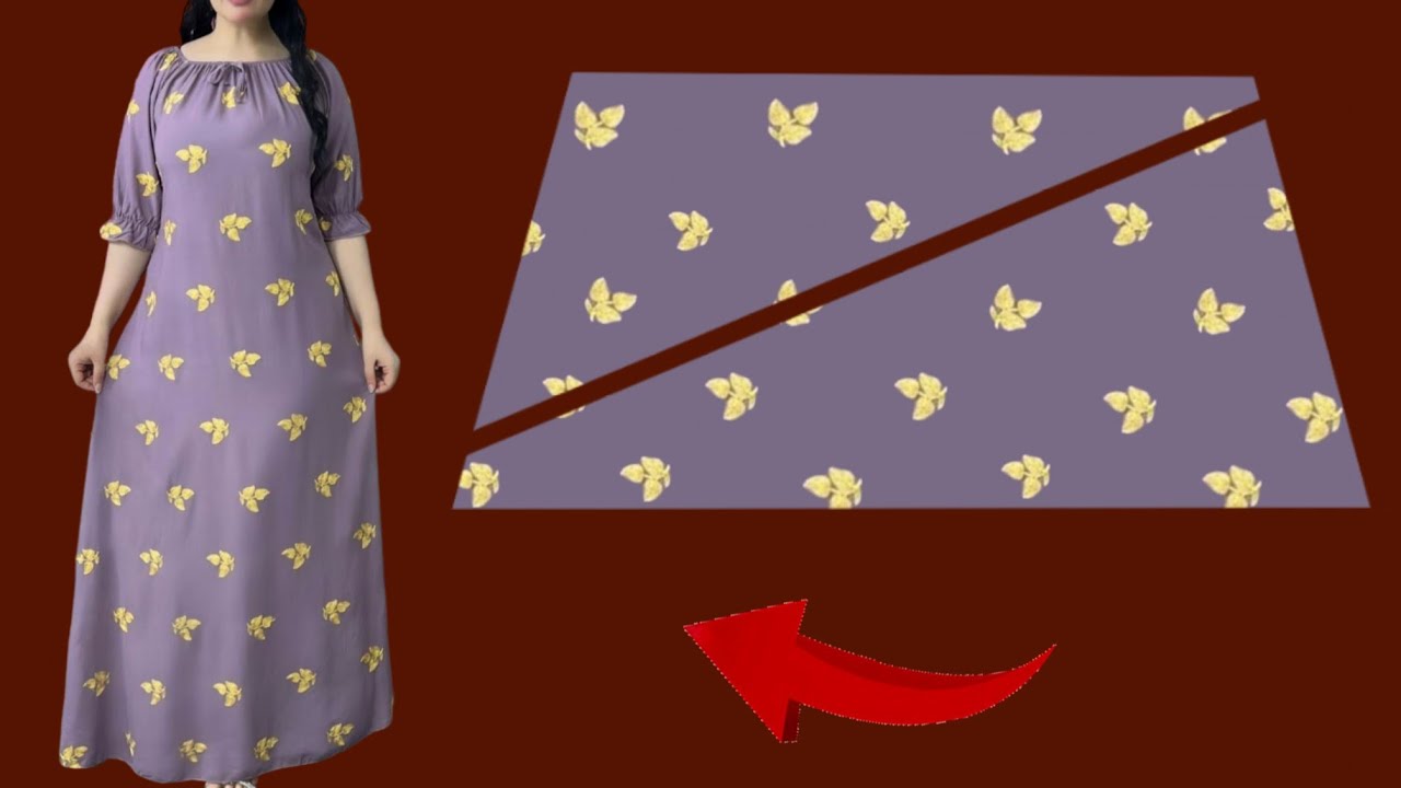 ⚘️Amazing Sewing Idea Dresses ❣️All Size 💃Sew This In 10 Minute ✨Summer Trends Dresses So Easy Style