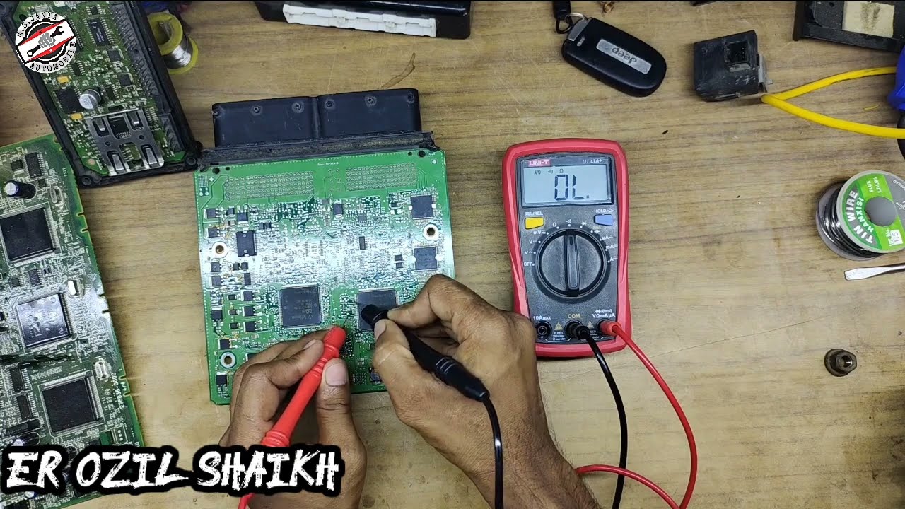 Continental ecm SIM2k-241 | Full Checking process step by step | Microprocessor short | Ozil Shaikh