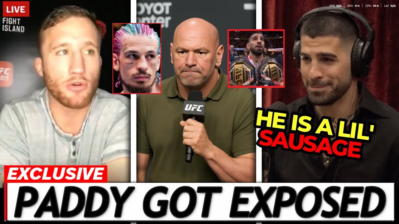 Justin Gaethje DESTROYS Paddy Pimblett & Ilia Topuria! MMA Fans ANGRY With Dana White