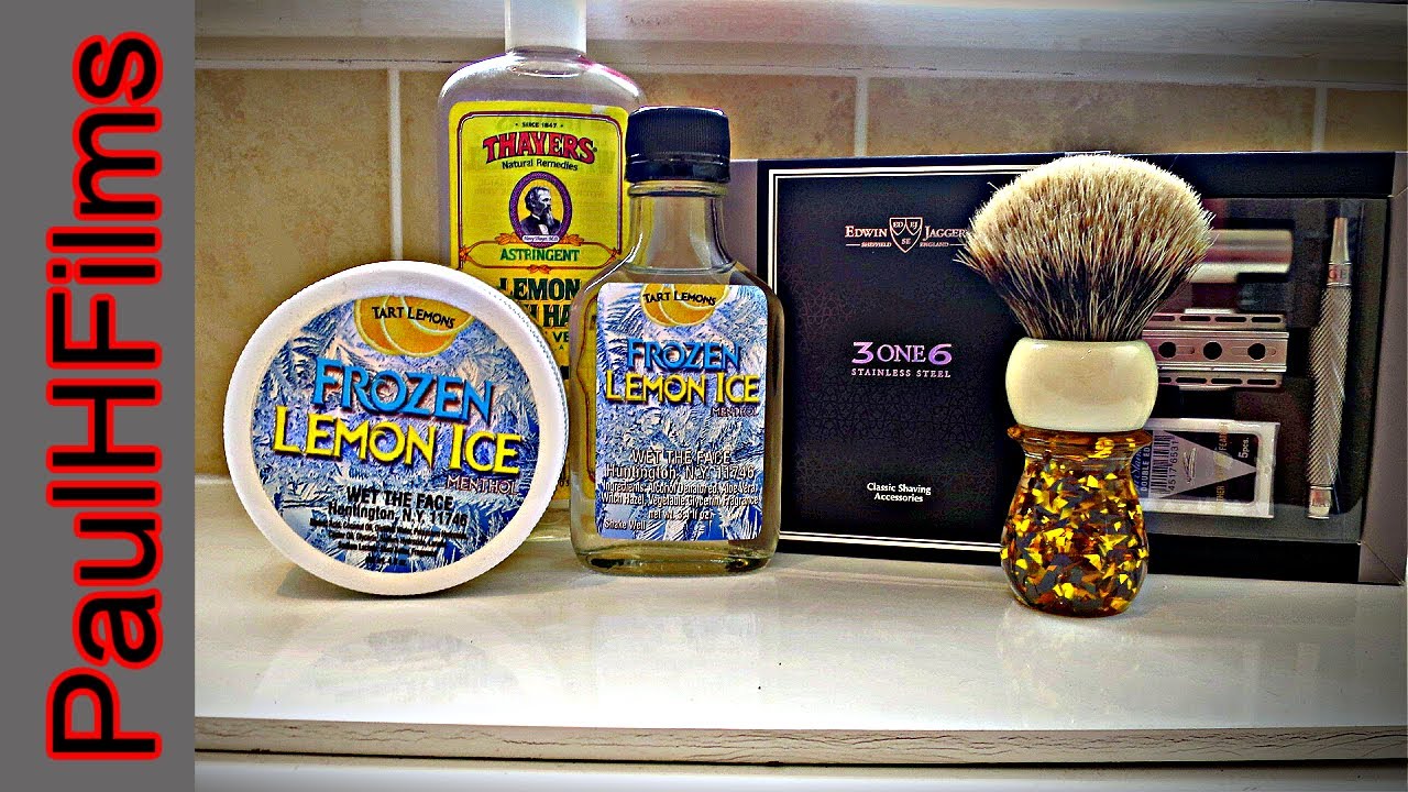 Edwin Jagger 3ONE6 | Wet The Face - Frozen Lemon Ice Shaving Soap