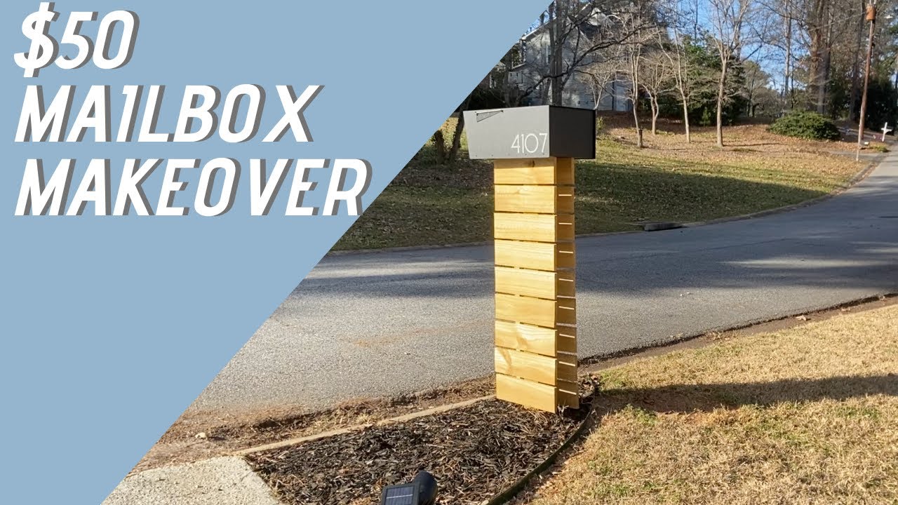 $50 DIY Mailbox Makeover