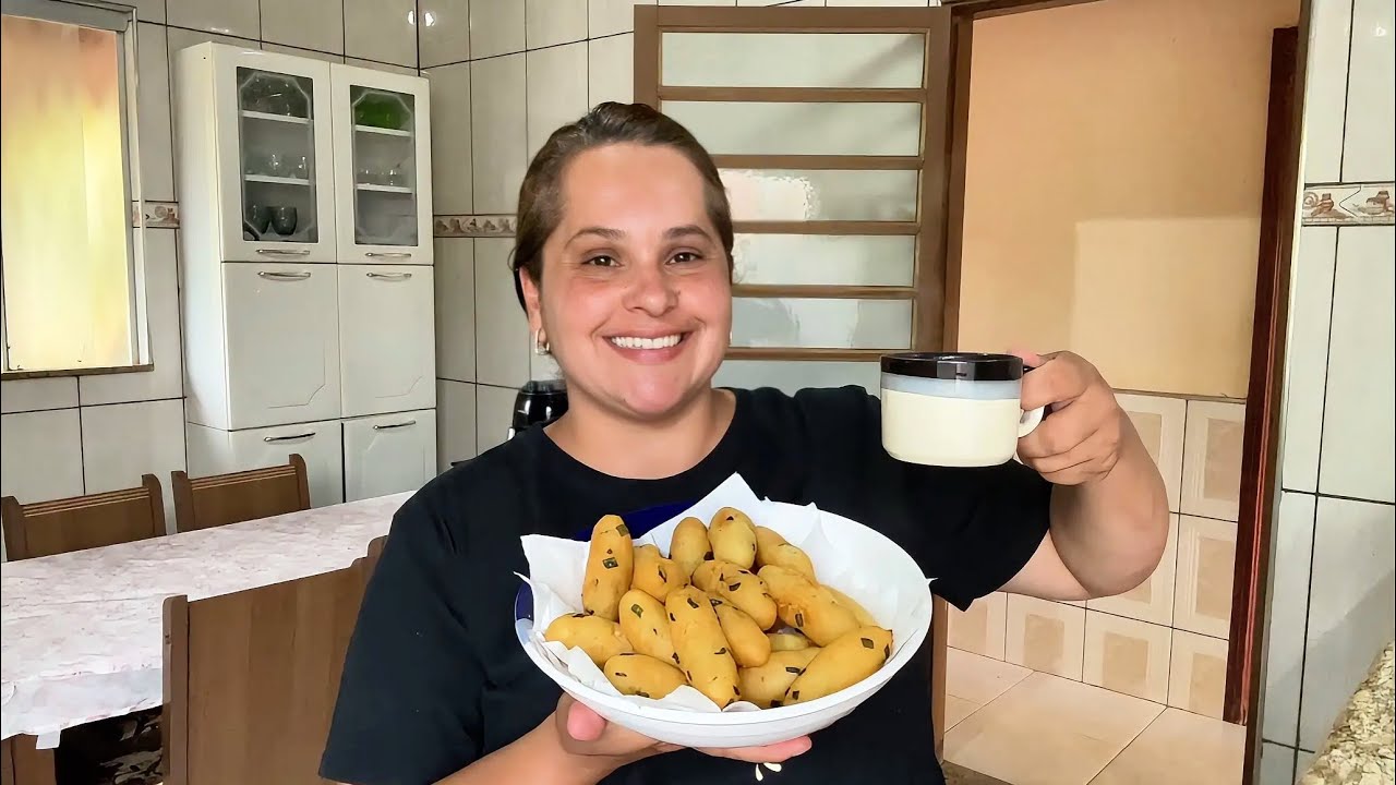 AMANHECER na ROÇA é DIFERENTE + BOLINHO de MANDIOCA c/ Queijo no CAFÉ da TARDE 