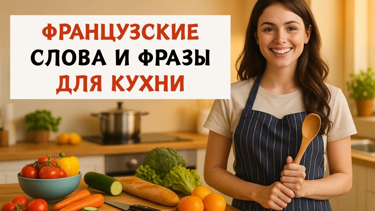 Кухонные фразы на французском языке — для начинающих 😊🇫🇷