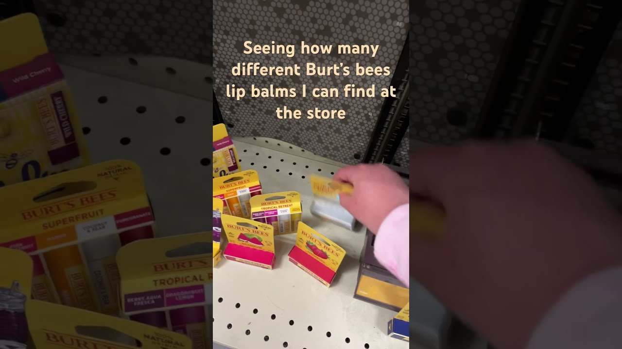 Finding Burt&rsquo;s bees lip balms! #youtubeshorts #viral #funny #fypシ #fun #skincare #love #preppy #hi