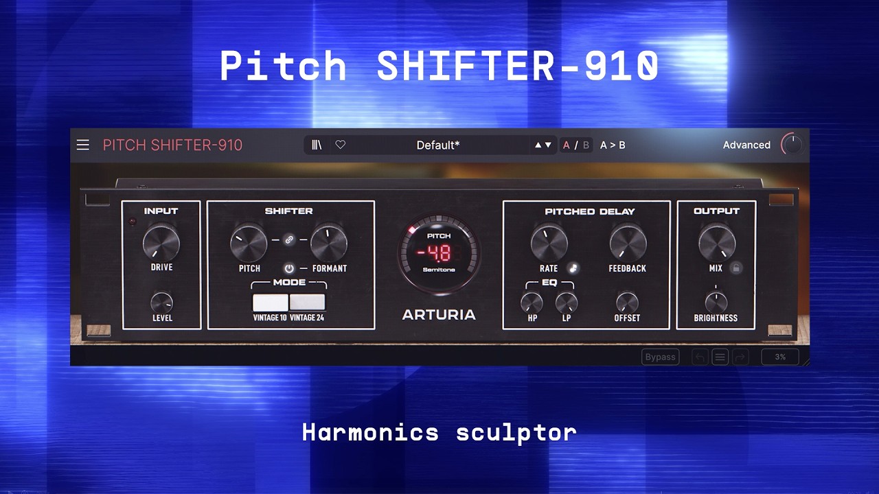 Pitch SHIFTER 910 | Harmonics sculptor