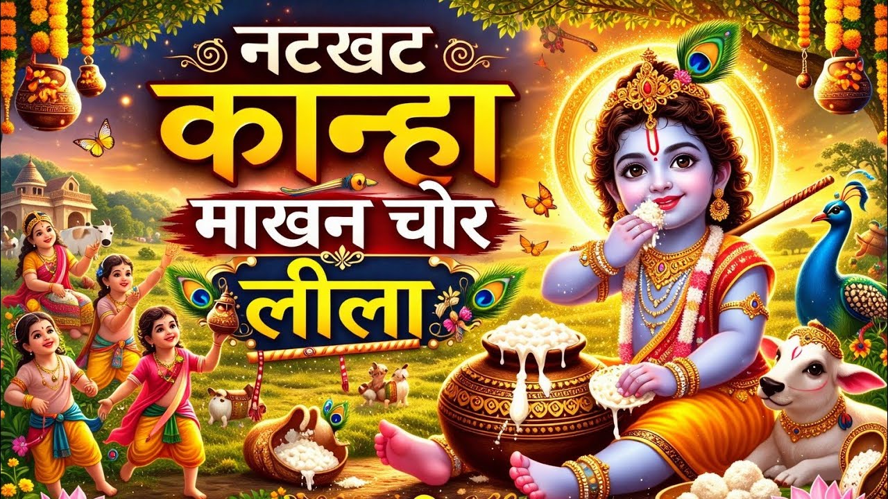 नटखट कान्हा की प्यारी लीला 🙏 बाल गोपाल का सुंदर भजन | Krishna Bhajan 2026 #krishnabhajan #balkrishna