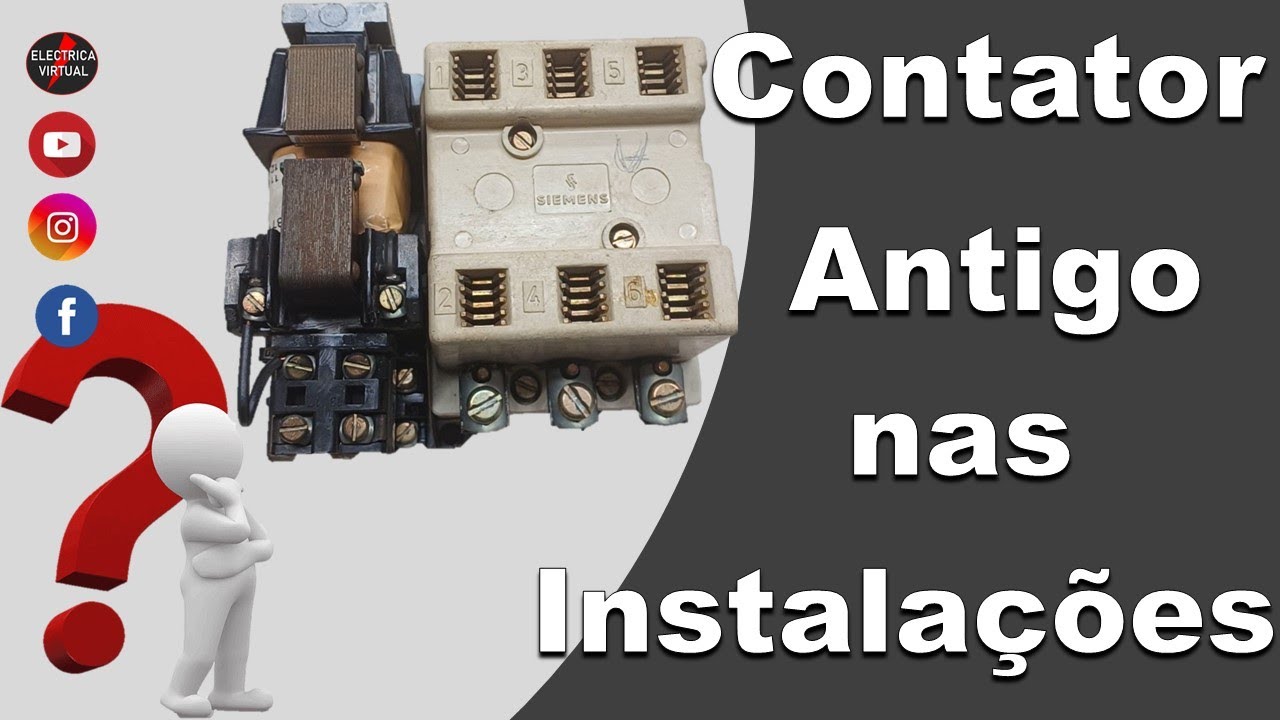 Contator Antigo nas Instalações