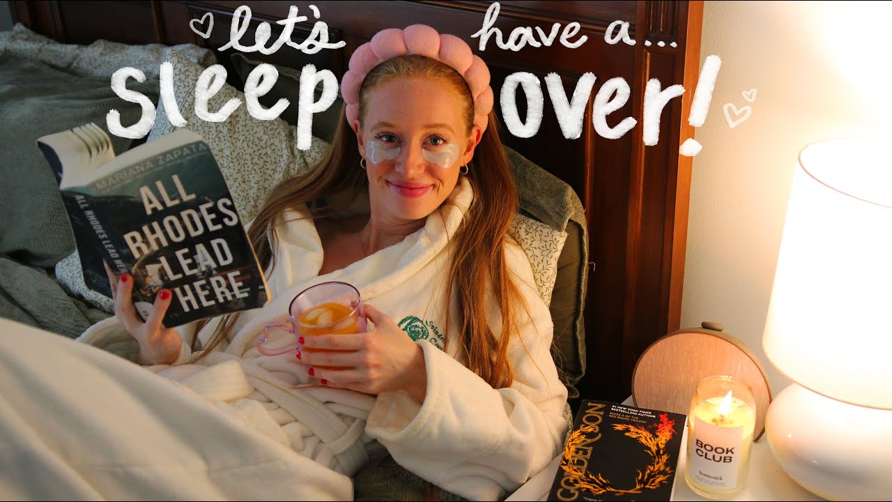 Have a Book Sleepover With Me… Like We’re BFFs on FaceTime!!
