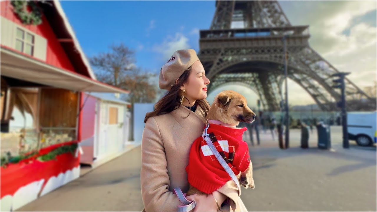 Paris Christmas Market by the Eiffel Tower