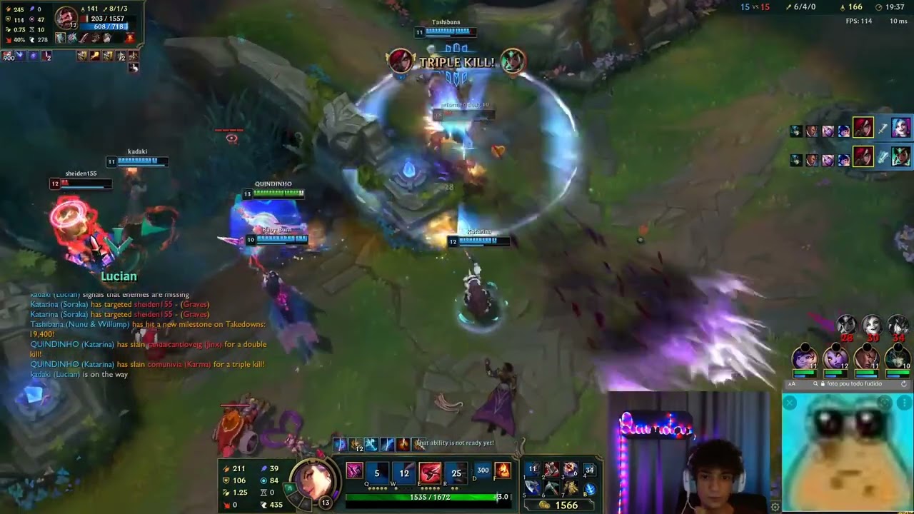QUINDINHO NASCEU PRA JOGAR DE KATARINA!!