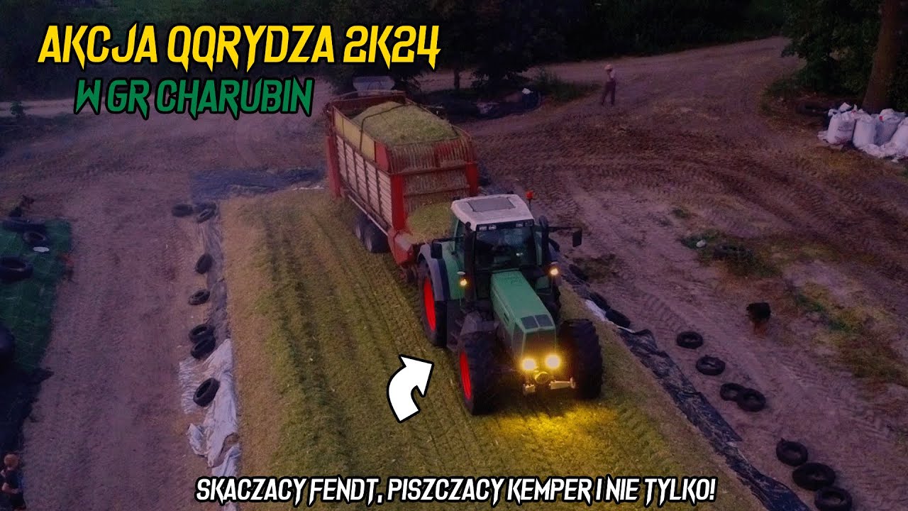 🌽Skaczące Fendt'y, piszczący Kemper i 90ha kukurydzy w GR Charubin🔥🌽Cz.2🌽