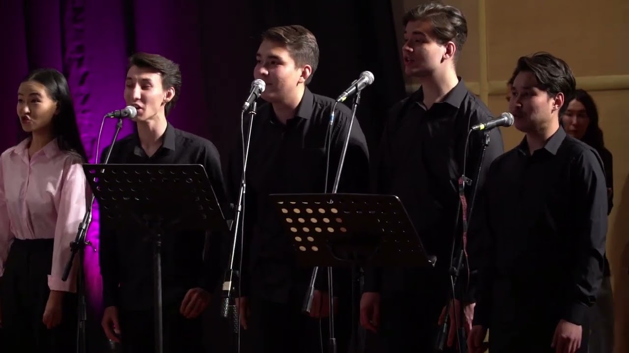 Van Morrison - "Moondance" в исполнении вокального ансамбля QAZYNA