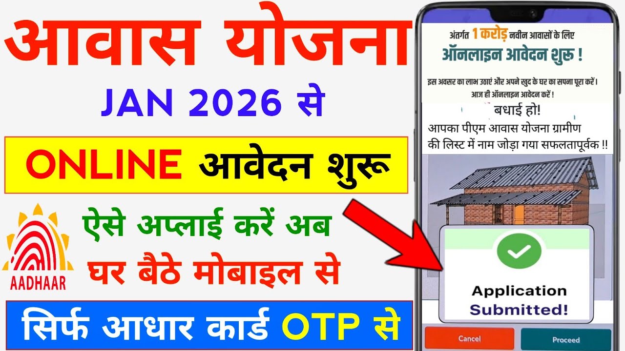 PM Awas Yojana Online Apply 2026 | Pradhan mantri Awas Yojana 2026 Online Apply | PMAY Apply Online