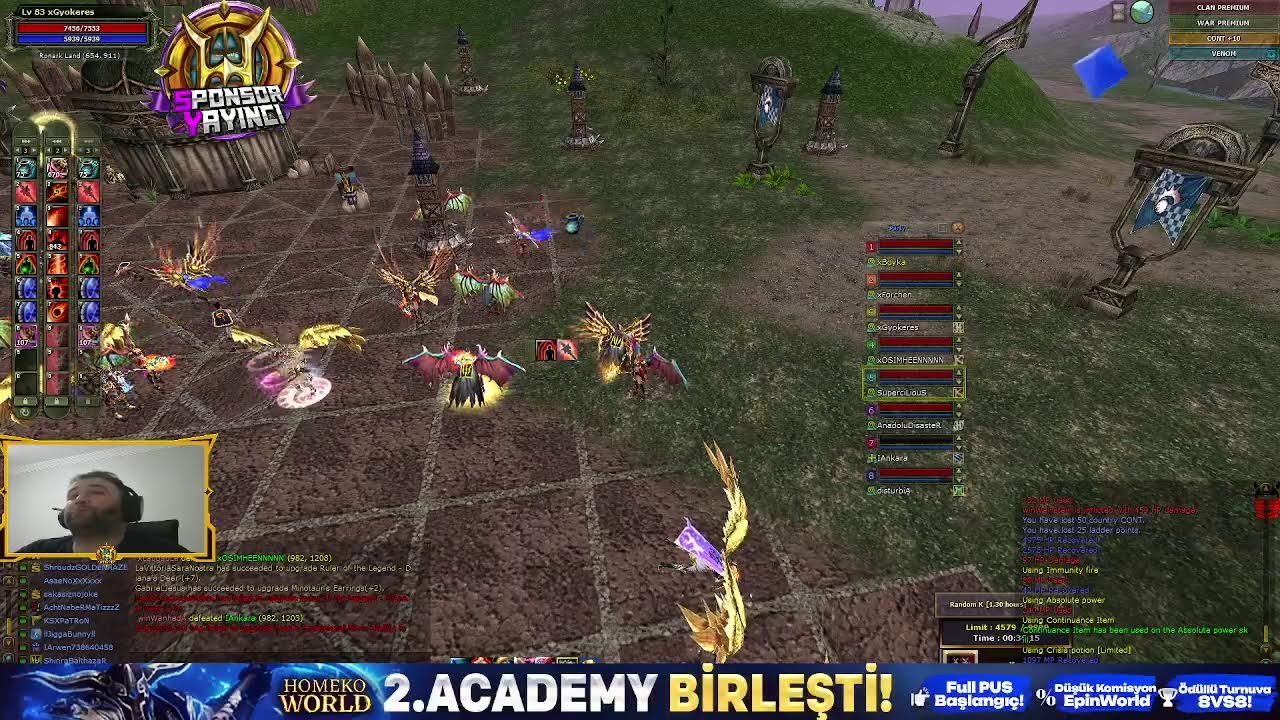 🏆HomekoWorld🏆3.Ayında Yeni Academy Binlerce Oyuncuyla Açıldı! | %200 Kolay! | Full PUS Hediye! | #