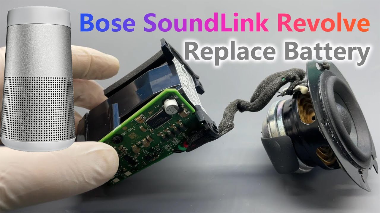 How to replace the battery in Bose SoundLink Revolve