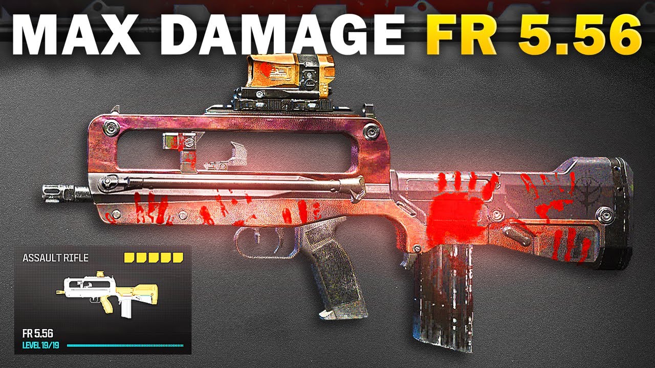 the *MAX DAMAGE* Burst Rifle in MW3! (Best FR 556 Class Setup)