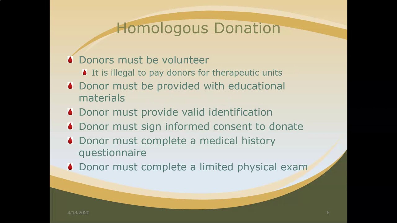 Donor Selection