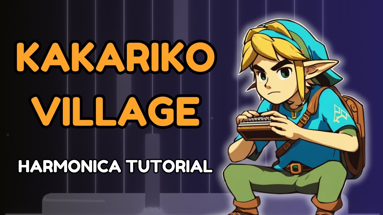 Kakariko Village - The Legend of Zelda - Harmonica Tutorial