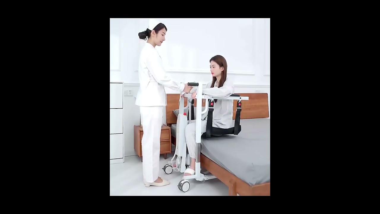 Electric patient transfer lift chair