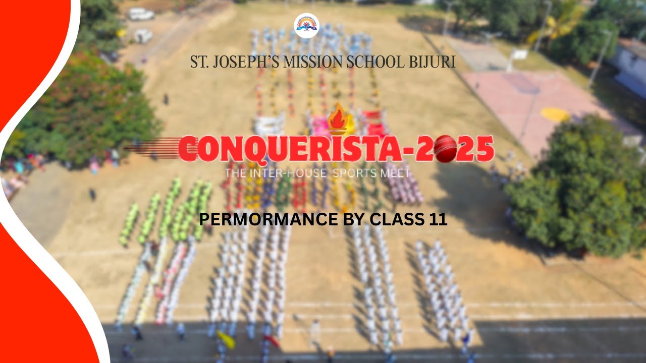 HIGH ENERGY FITNESS DRILLS   BY CLASS 11 @ CONQUERISTA -2025 || SJMS BIJURI