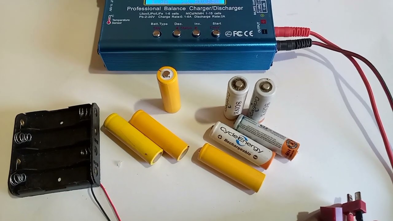 how to charge cells with imax b6 charger how to charge rechargeable AA size cell