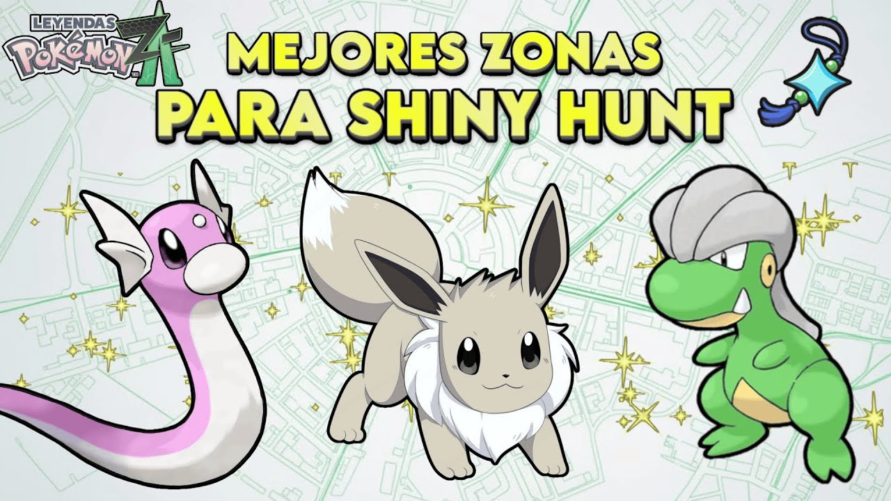 MEJORES ZONAS PARA SHINY HUNT EN POKÉMON LEYENZAS ZA