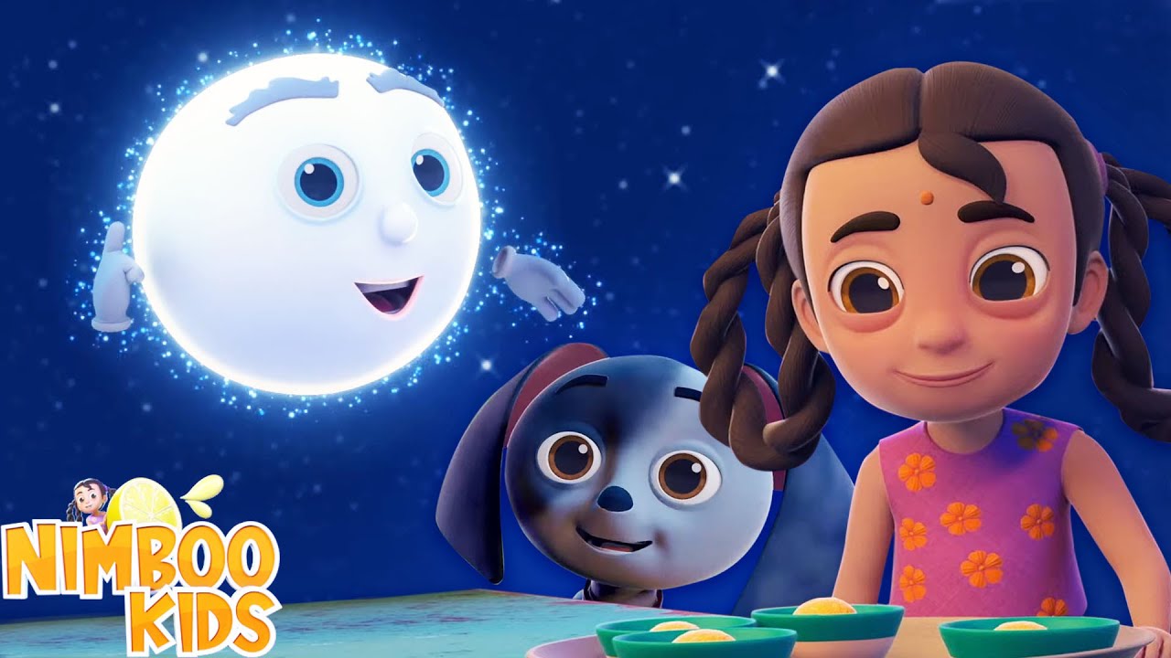 Chanda Mama, चंदा मामा, Hindi Rhymes for Kids