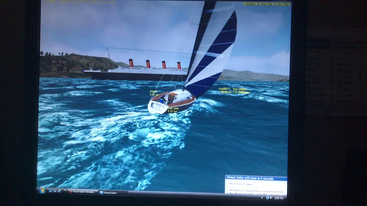 Virtual Sailor 7.5 | Take Her To Sea, Mr. Murdoch Recreation Attempt
