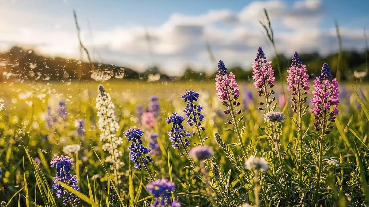 Theta Waves 6Hz 🌸 Naturaleza Colorida Cinemática | Relajación y Paz 24/7