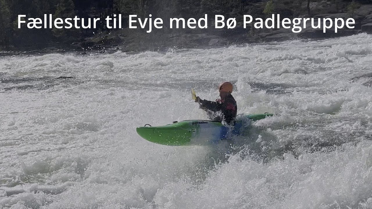 Evje på 100m3/s med Albert Albert Alfred og Lucas