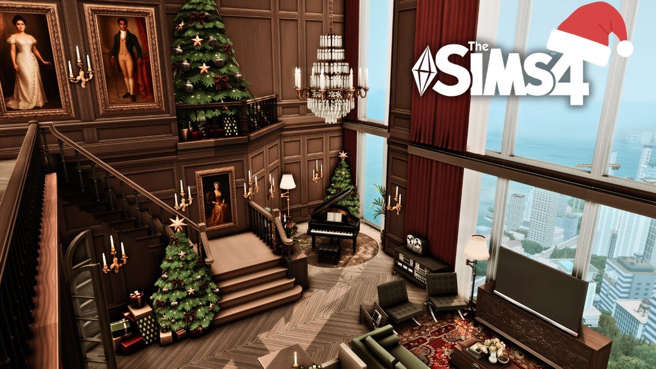Ralph Lauren Christmas Apartment [IX Landgraab Apt] || The Sims 4 Speed Build