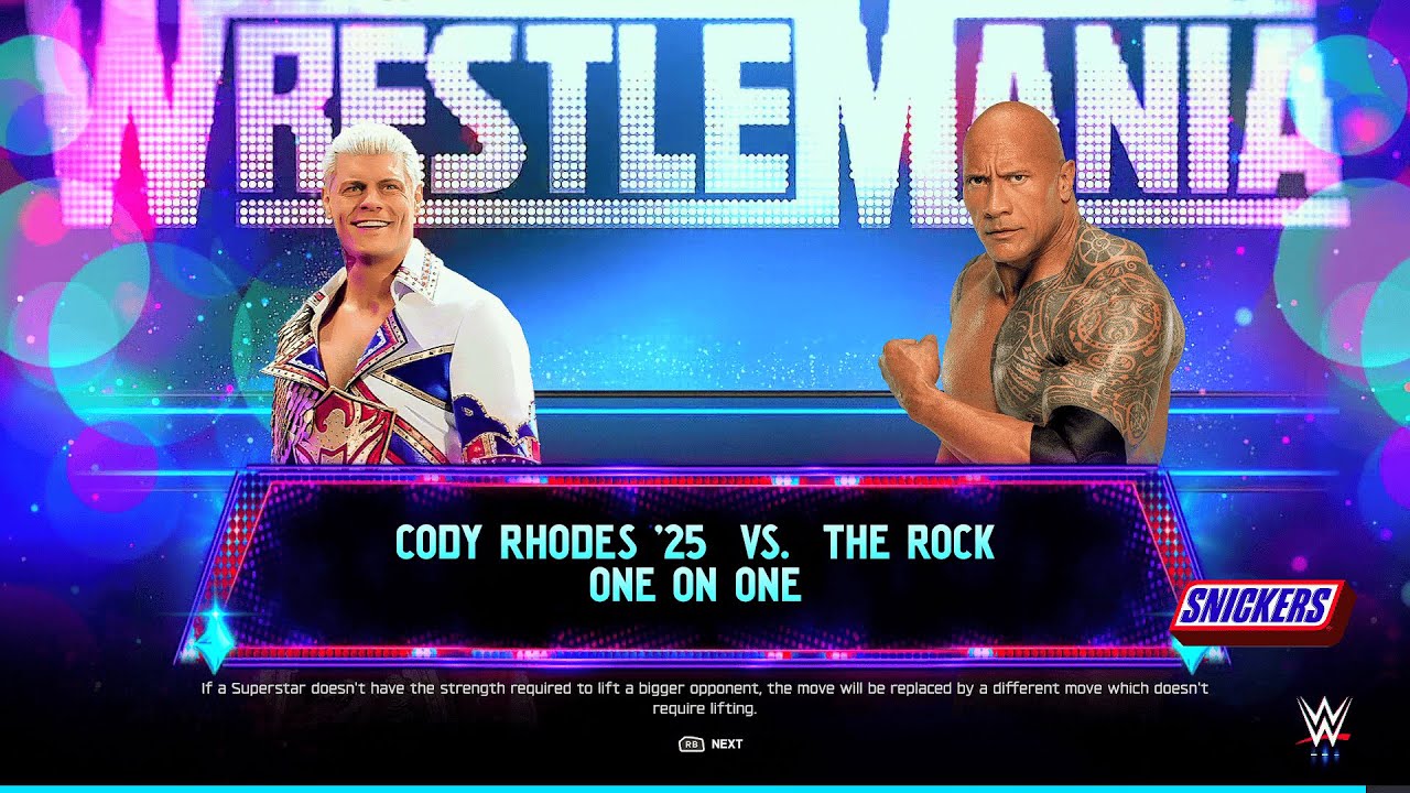 WWE 2K25 — Коди Роудс против Скалы — Финальный бой с боссом!