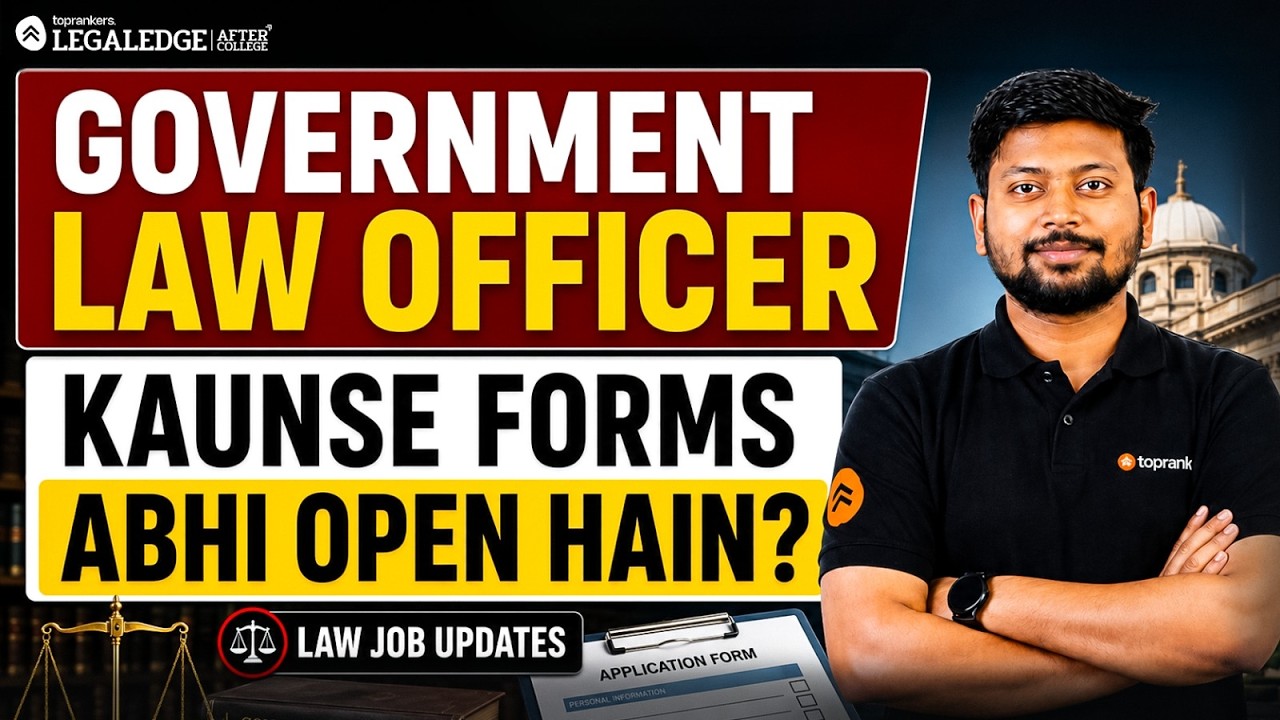 All Open Govt Law Officer Jobs 2026 | Apply Before Deadline