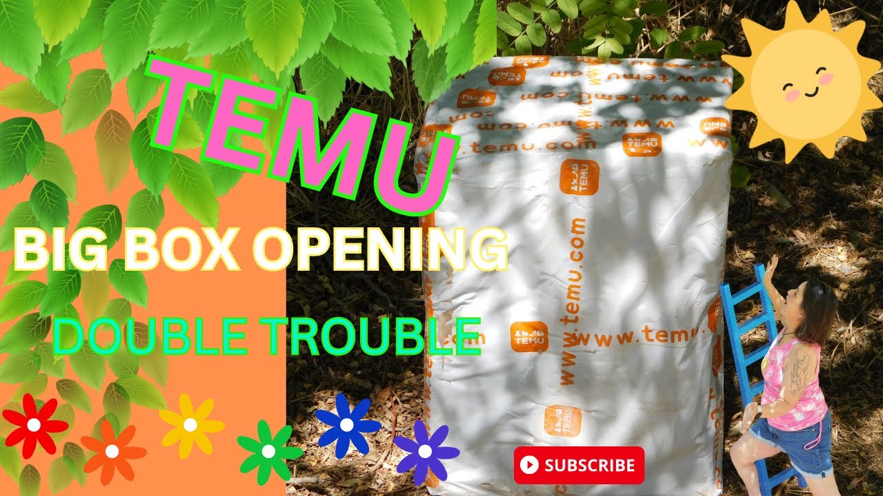 Открытие большого ящика Temu // Двойные неприятности от Temu // #temuhaul #temuhappy