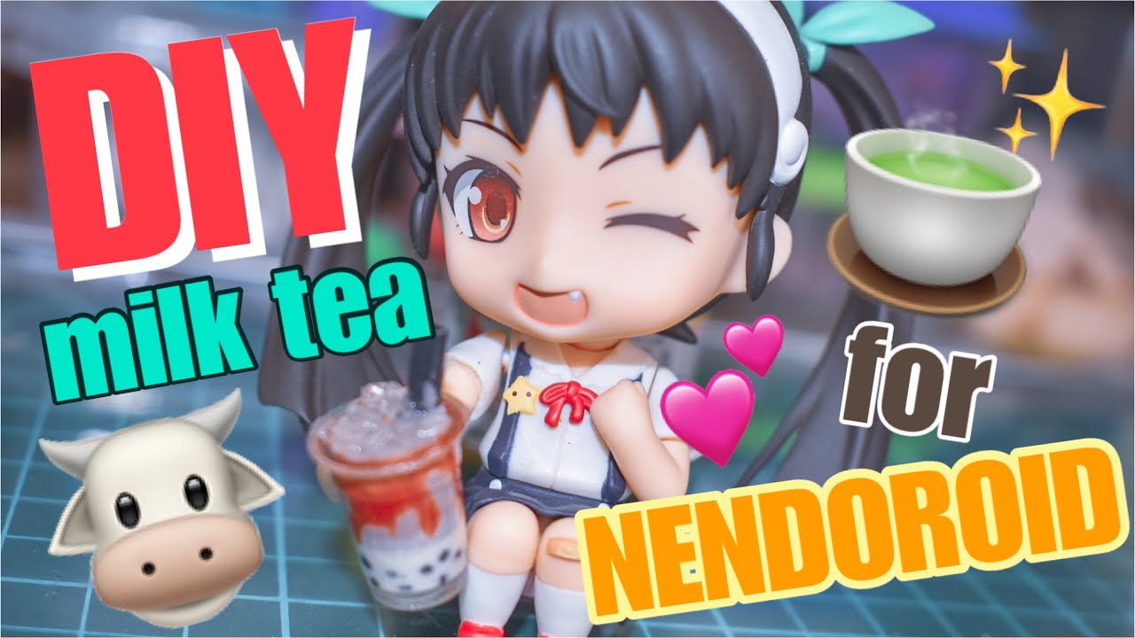 DIY Miniature Milk Tea for Nendoroid