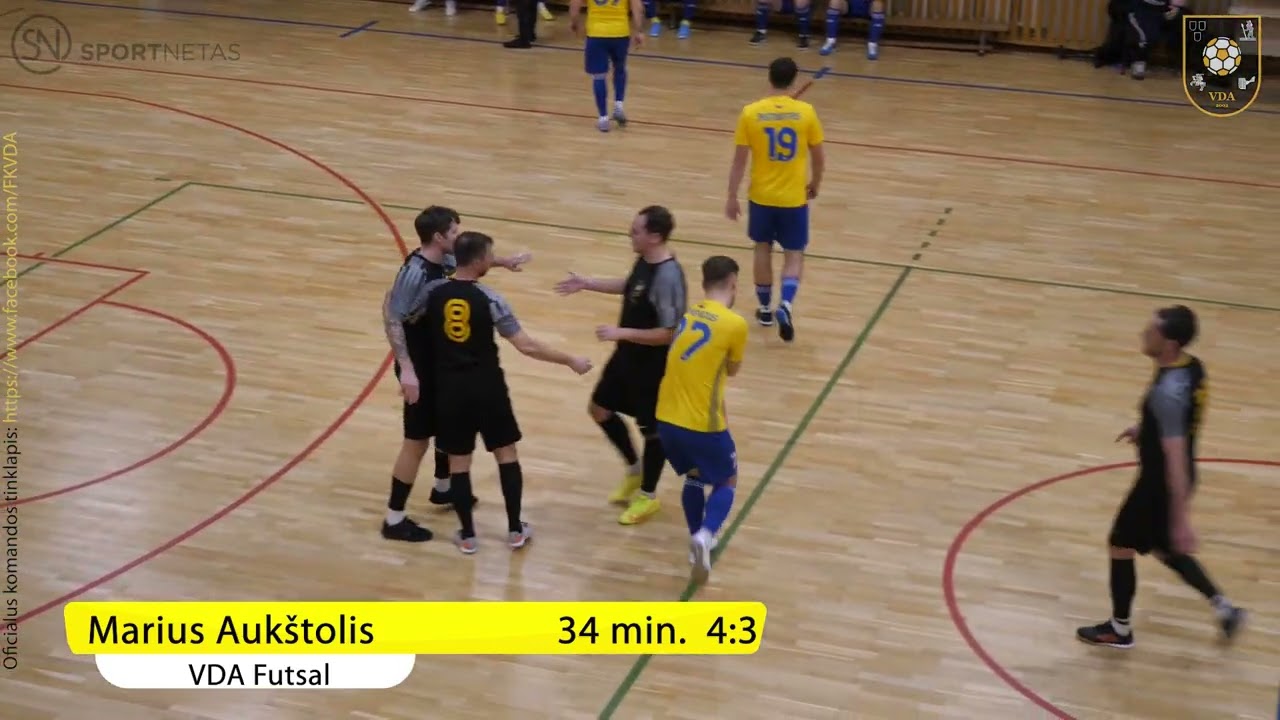 260108 VRFS VDA Futsal   FK Aktas 6 5 Hightlights