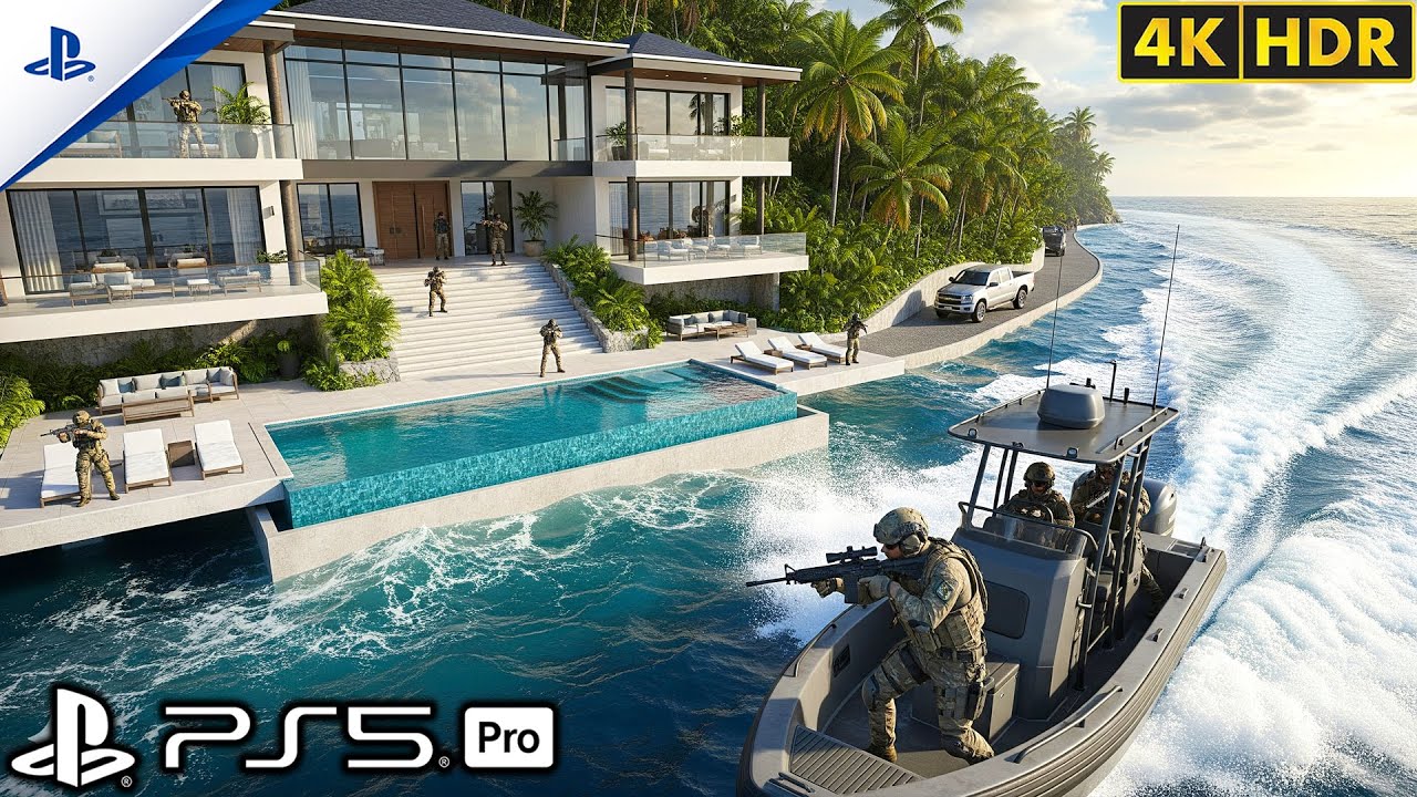 (PS5) Стелс-миссия «Очистить особняк» | Ультрареалистичный игровой процесс [4K60FPSHDR] Call Of Duty