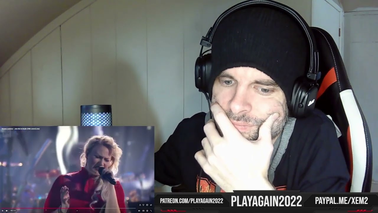 Noora Louhimo - Join Me In Death (HIM)  (Live) (First Time Reaction)
