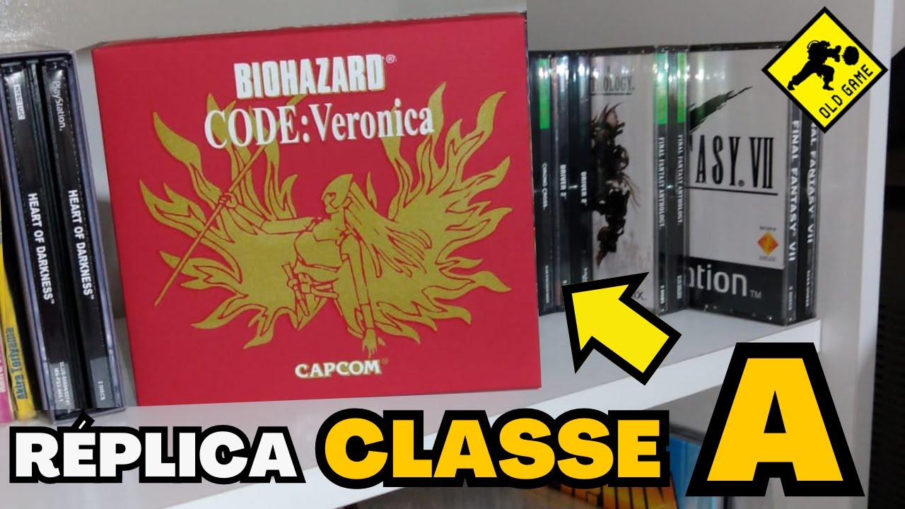 NOVIDADE ! BOX RESIDENT EVIL - RÉPLICA INCRÍVEL DA OLD GAME PARA O DREAMCAST