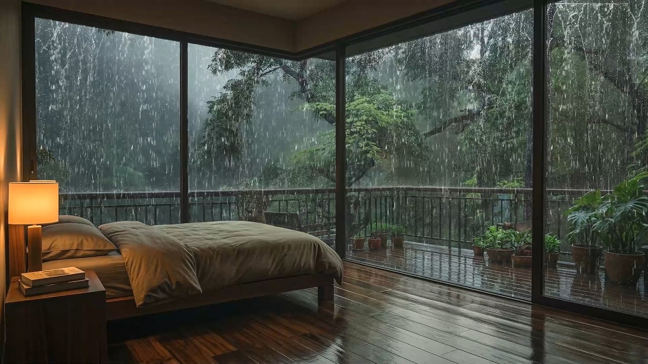 Soothing Piano and Rain Sounds | Relaxing Music for Anxiety, Insomnia and Meditation