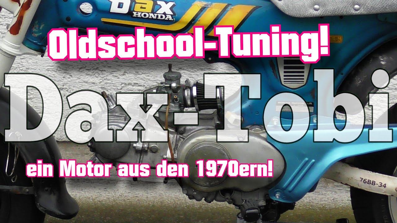 Honda Dax ST50E Motor 88 cm³ Handkupplung & PZ20 Oldschool Tuning! Projekt-Vorstellung Dax-Tobi 102