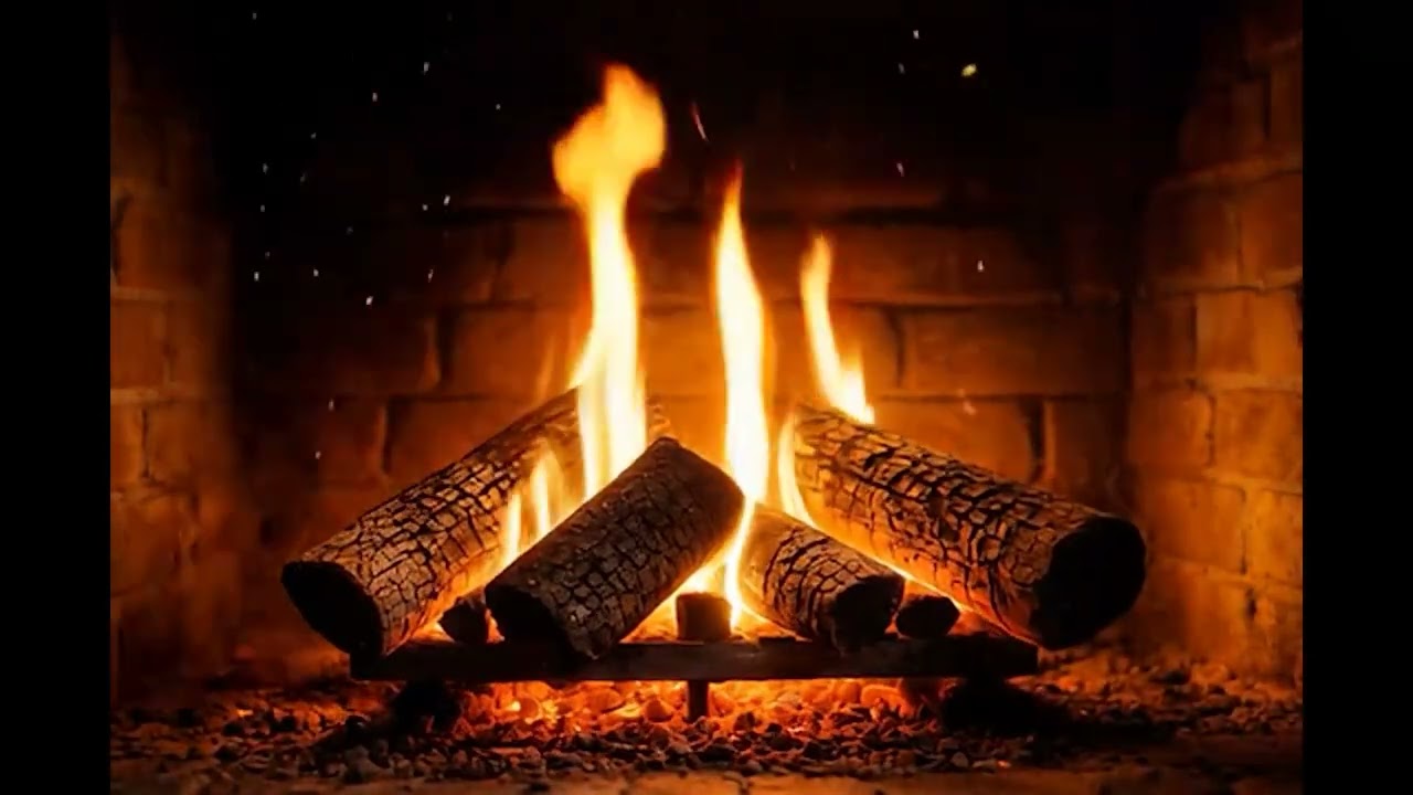 Cozy Fireplace 🔥 3H Relaxing Fire Loop