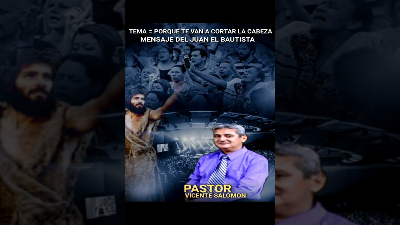 porque te van a cortar la cabeza ..! pastor vicente salomon .!! activa la campanita y subcribite