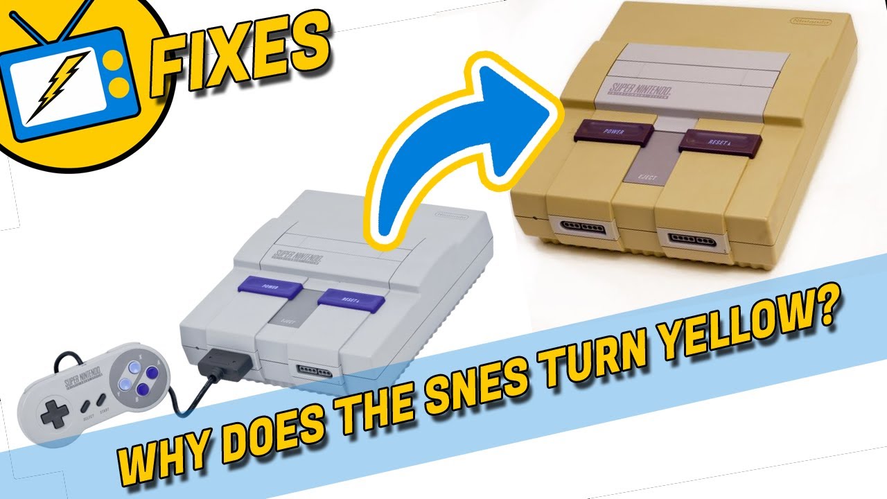 Why does my SNES turn YELLOW? | FLIXBOLT