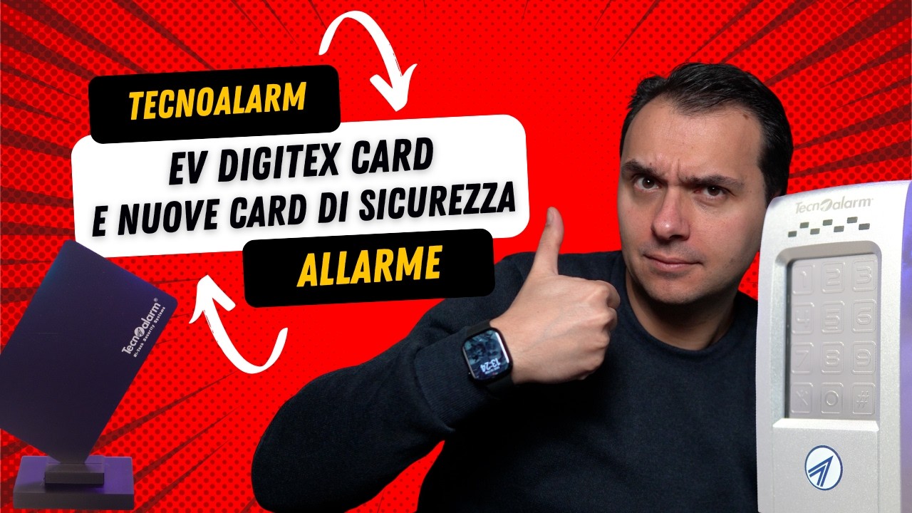Nuova Tastiera Tecnoalarm EV Digitex Card: sicurezza RFID avanzata per esterni | Prova e funzioni