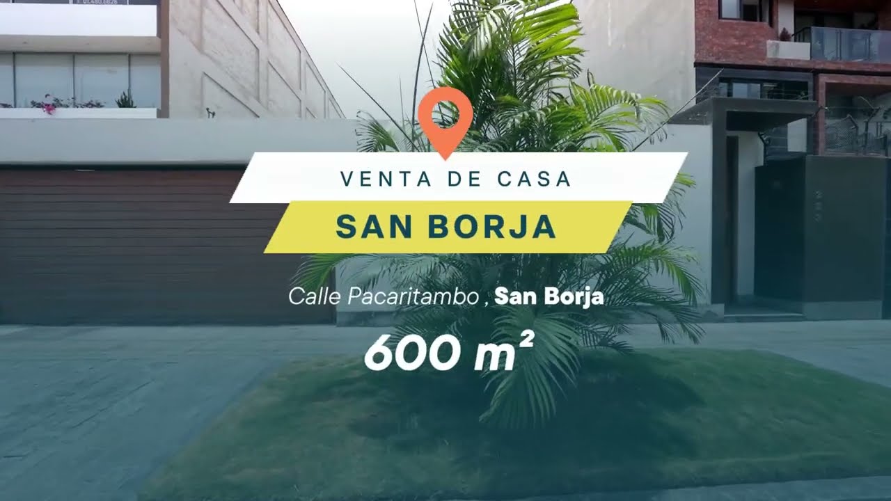 San Borja : Venta de Casa -  Calle Pacaritambo | 600 m²
